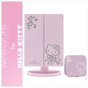 Impressions X Hello Kitty Super Cute  Trifold + Compact Mirror Bundle